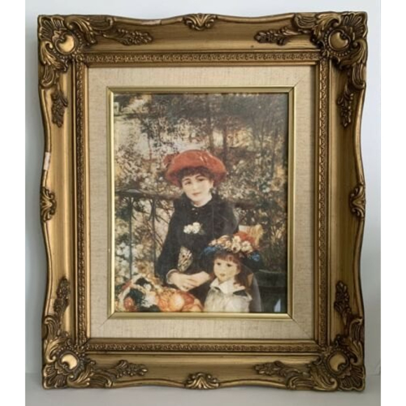 Pierre-Auguste Renoir Lithograph Two Sisters (On The Terrace) The Guild NY. COA
